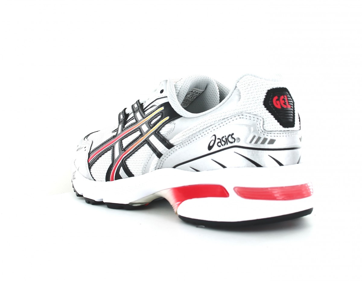 Asics Gel 1090 blanc argent rouge