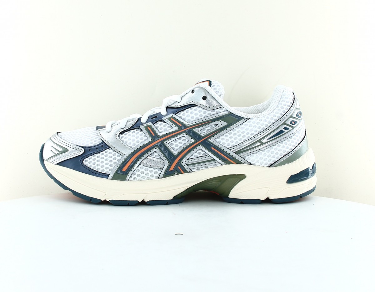 Asics Gel 1130 blanc silver kaki bleu