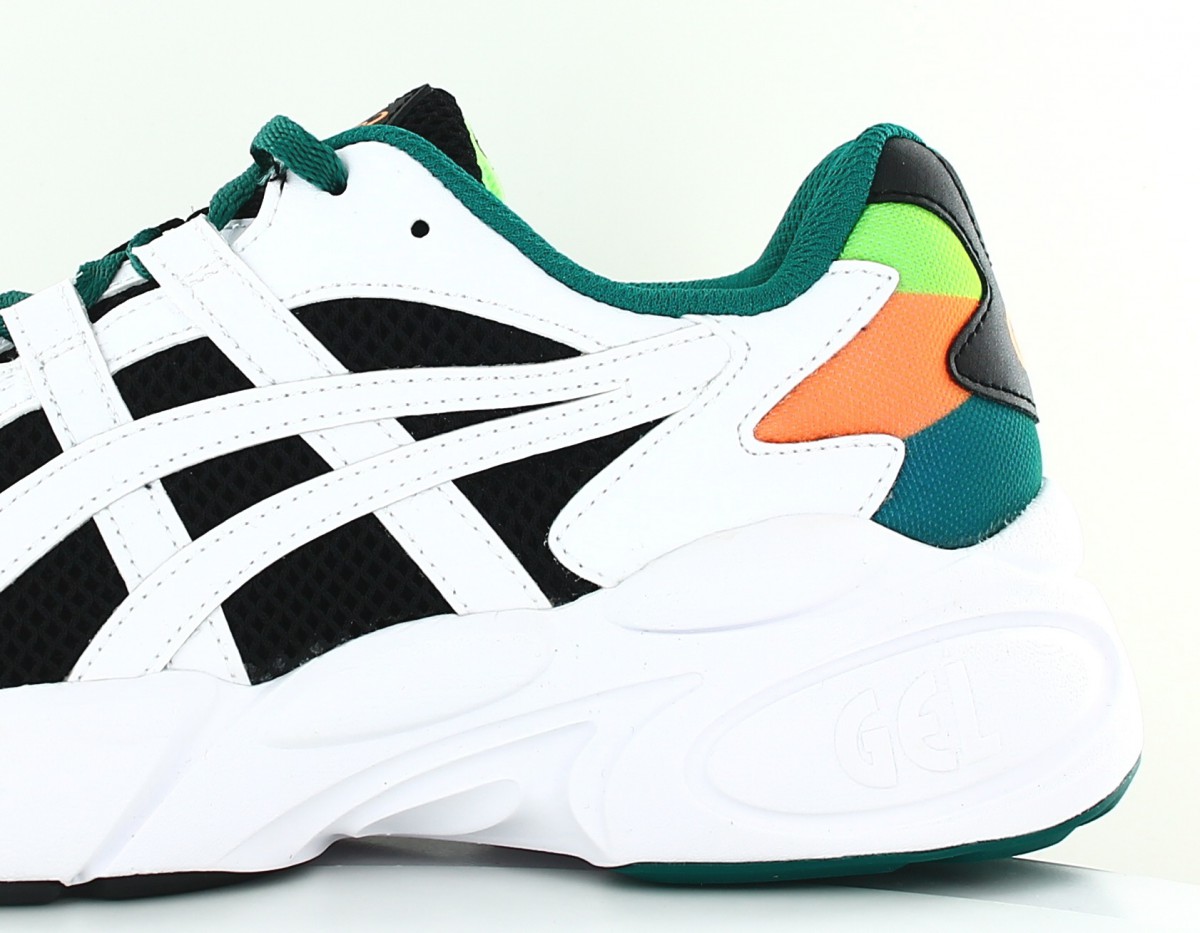 Asics Gel bondi blanc noir vert multicolor