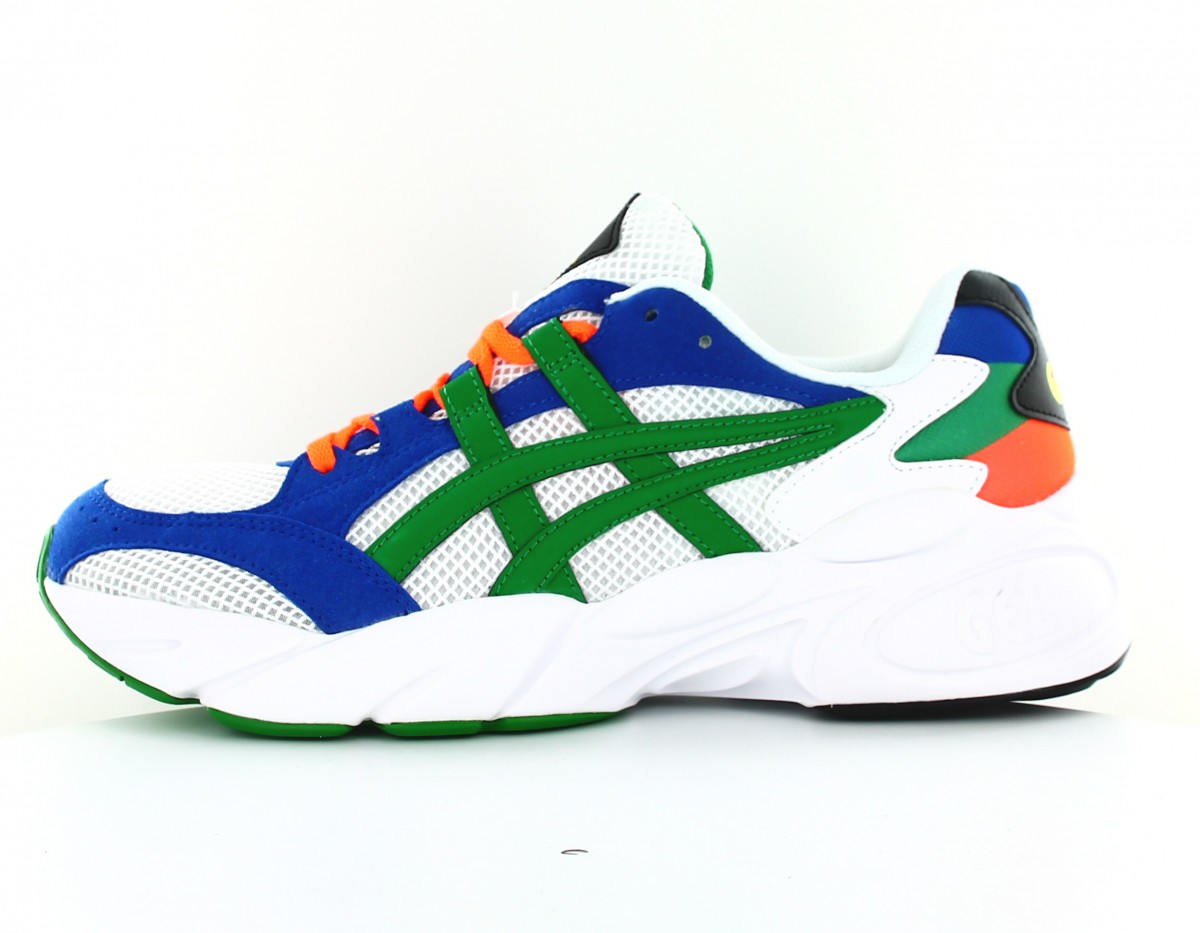 Asics Gel bondi blanc vert bleu orange