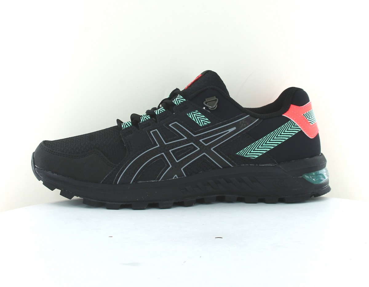 Asics Gel citrek noir gris vert orange