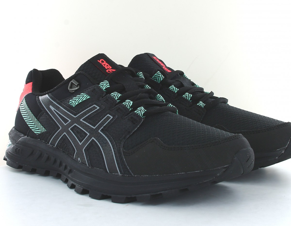 Asics Gel citrek noir gris vert orange