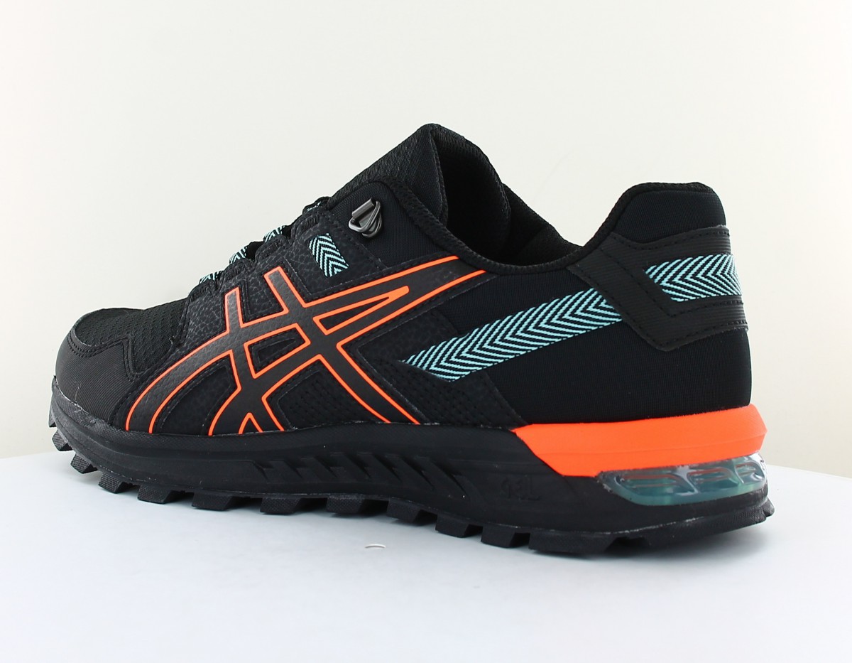 Asics Gel citrek noir orange bleu ciel