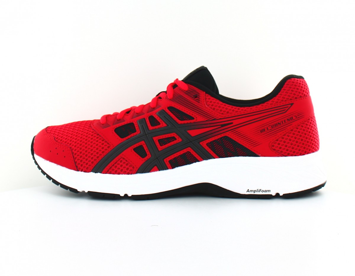 Asics Gel contend 5 rouge noir blanc