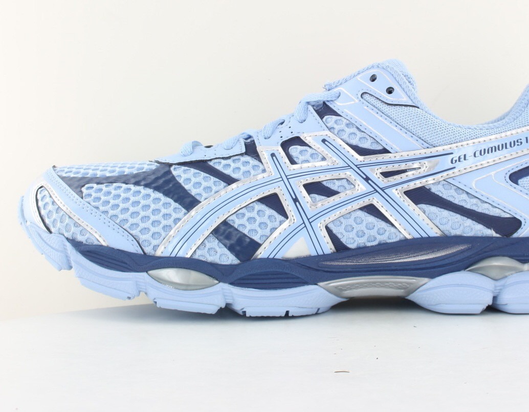 Asics Gel cumulus 16 bleu ciel bleu marine argent