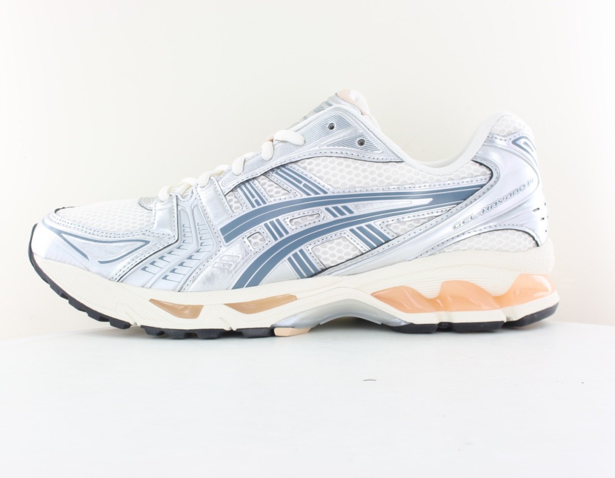 Asics Gel kayano 14 beige gris bleu orange