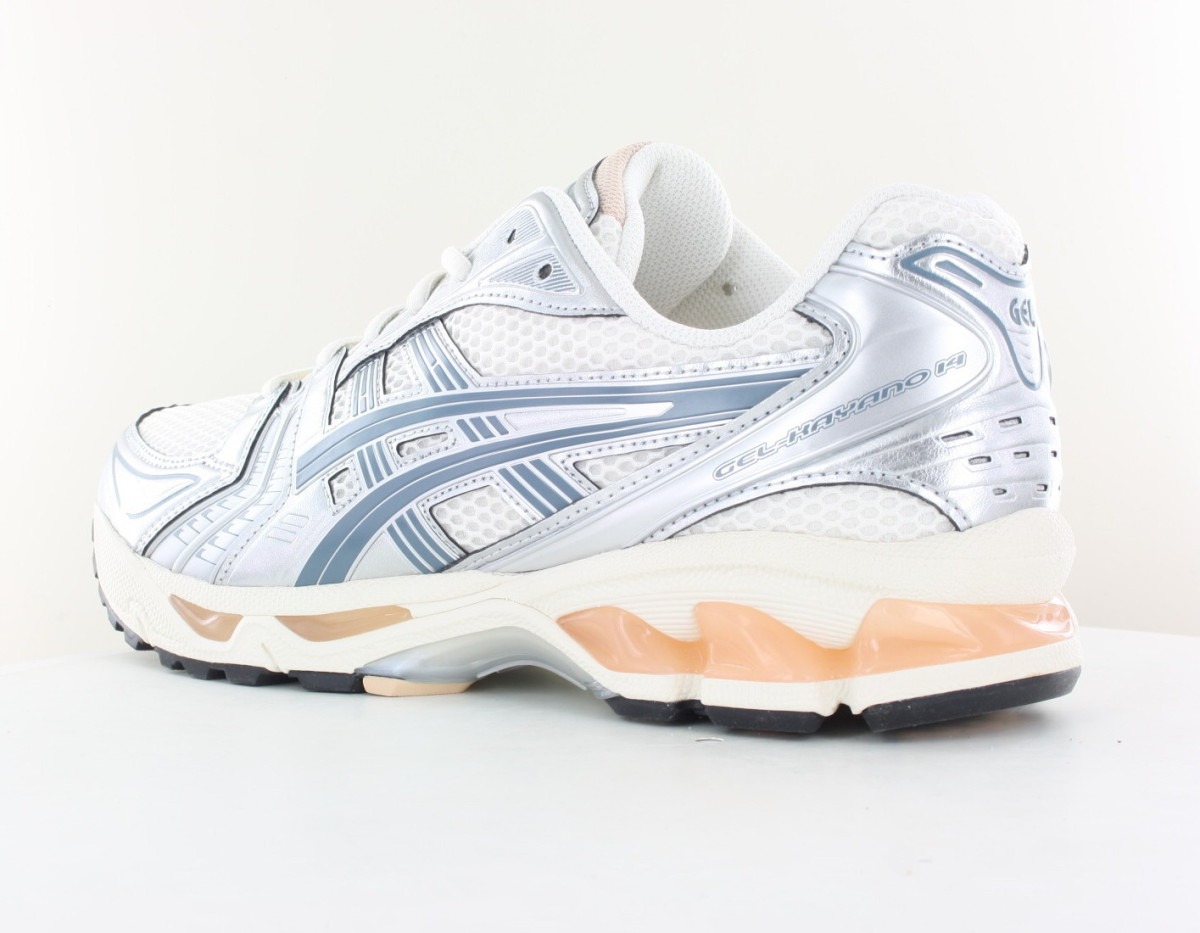 Asics Gel kayano 14 beige gris bleu orange