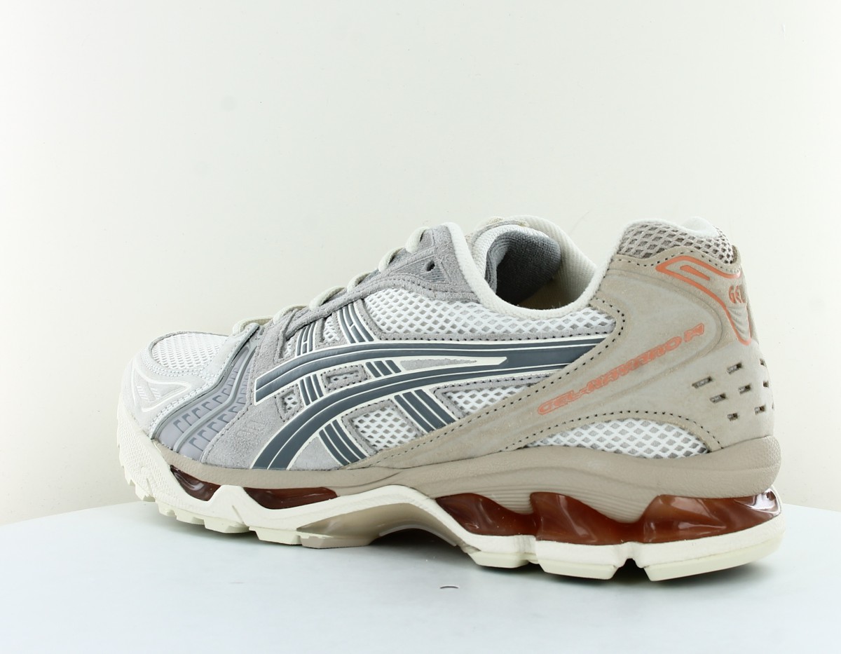 Asics Gel kayano 14 beige gris orange