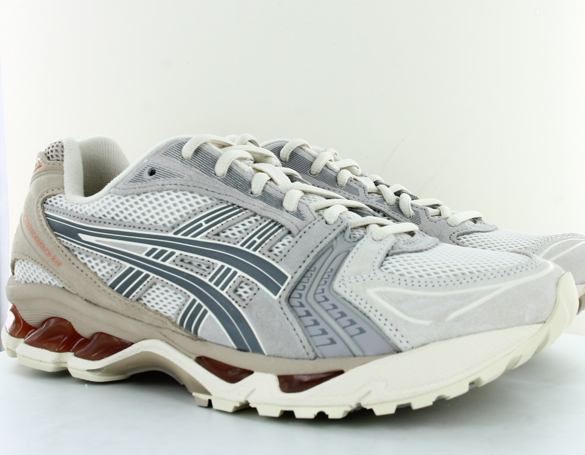 Asics Gel kayano 14 beige gris orange