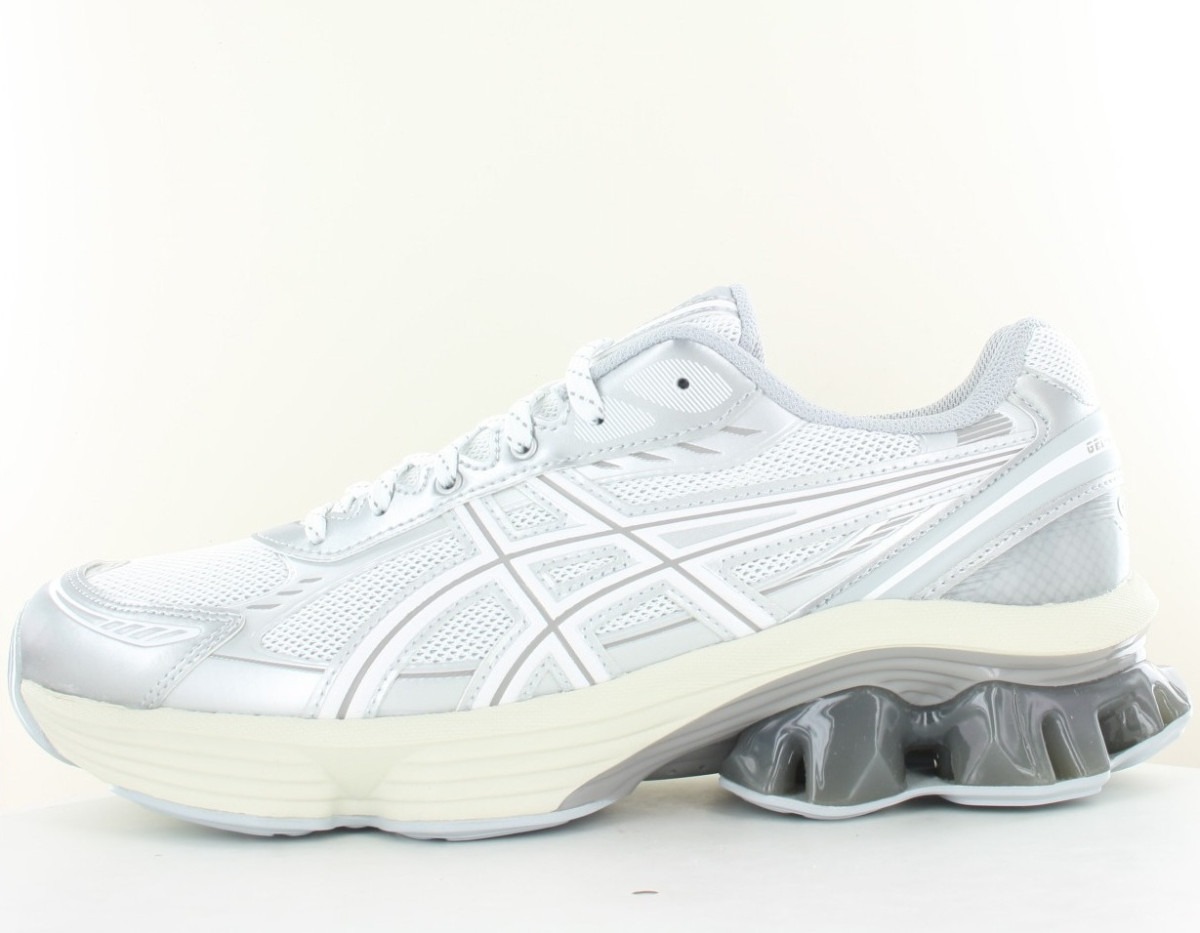 Asics Gel kinetic fluent blanc argent beige