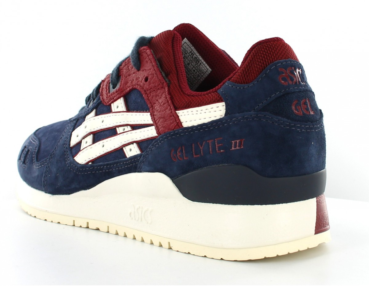 Asics Gel Lyte III Bleu/Marine/Bordeaux