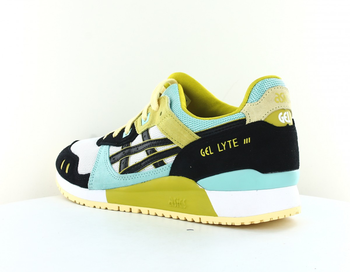 Asics Gel lyte 3 og blanc noir bleu vert