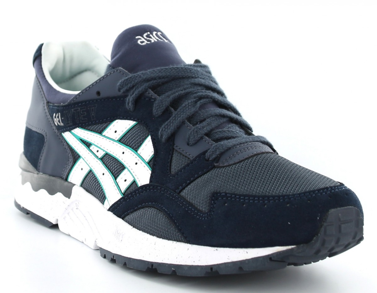 Asics gel lyte 5 indian ink BLEU/MARINE/BLANC