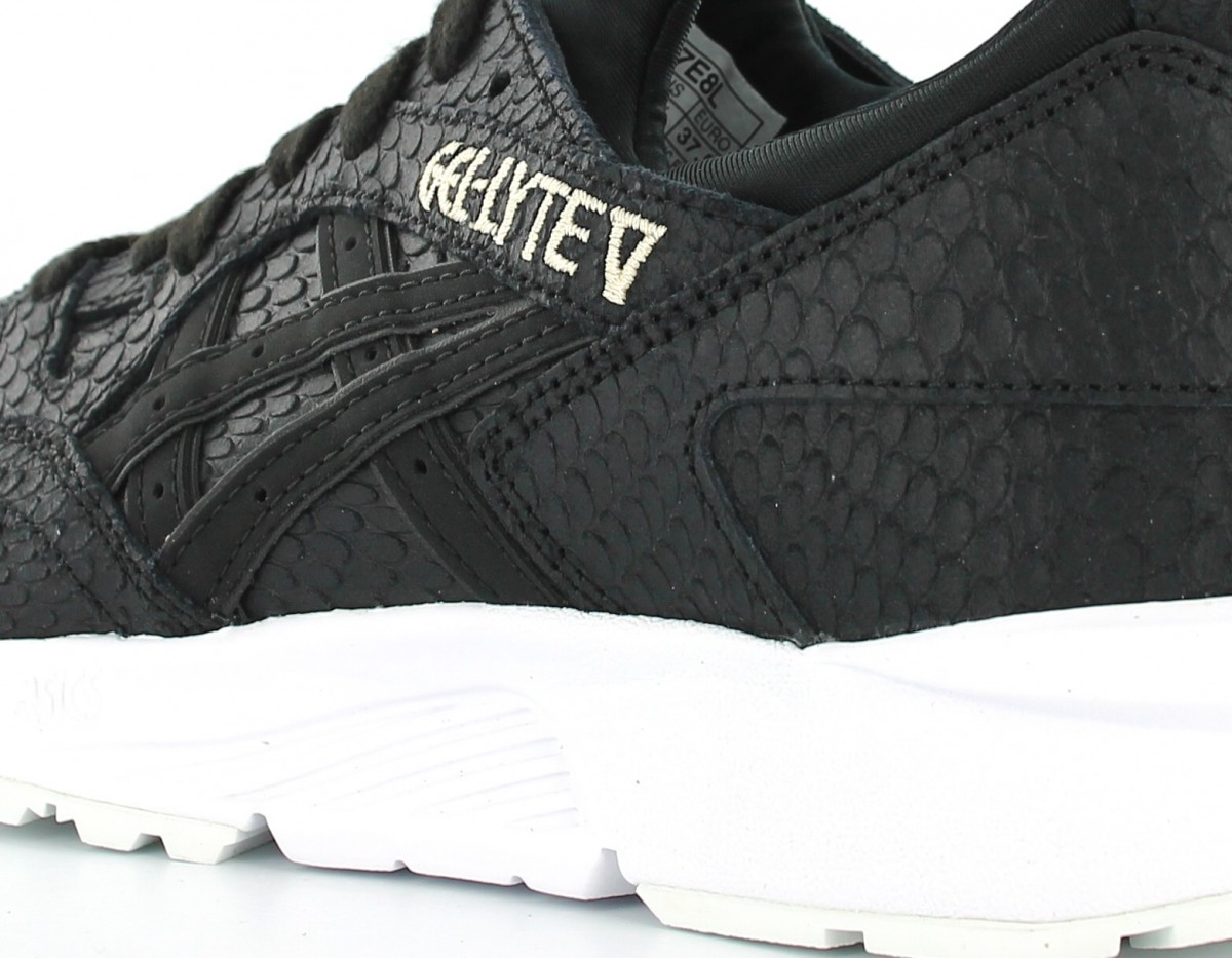 Asics Gel lyte V Reptile Noir/Blanc