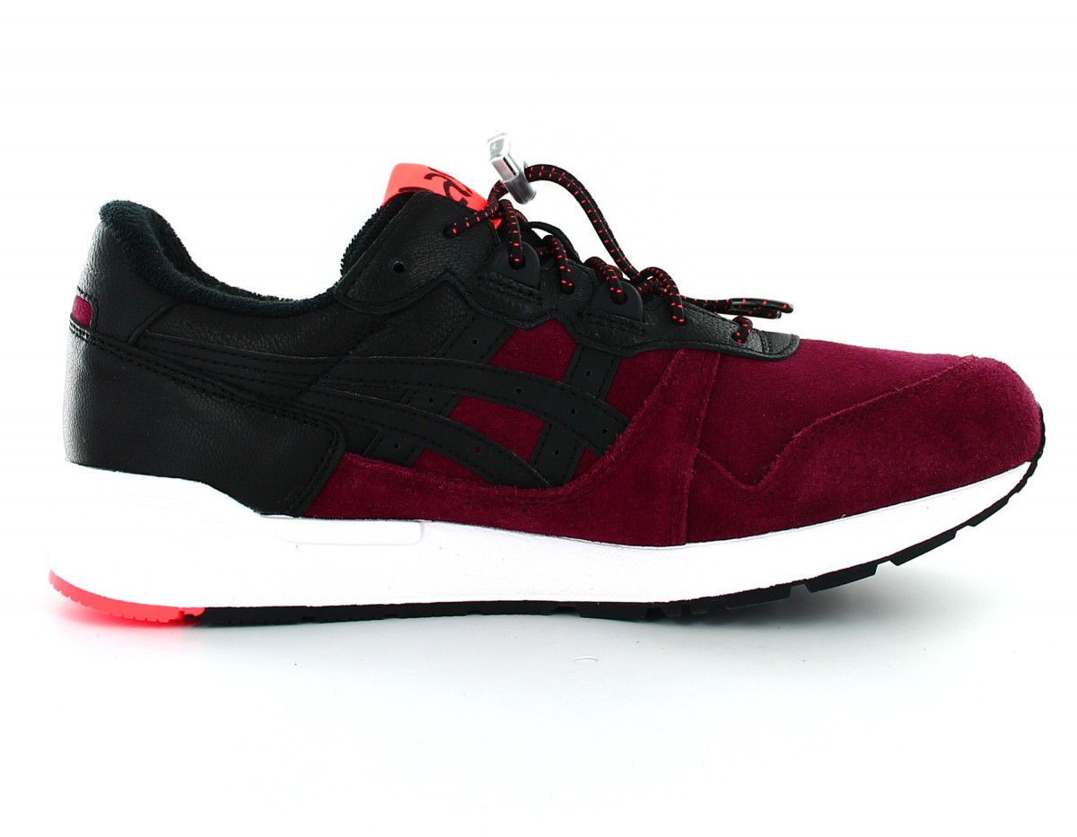 Asics Gel Lyte Bordeaux noir orange