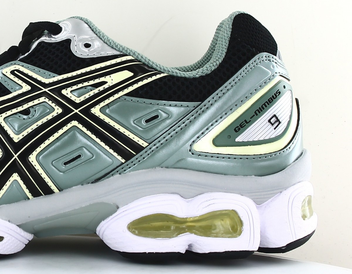 Asics Gel nimbus 9 noir vert argent jaune