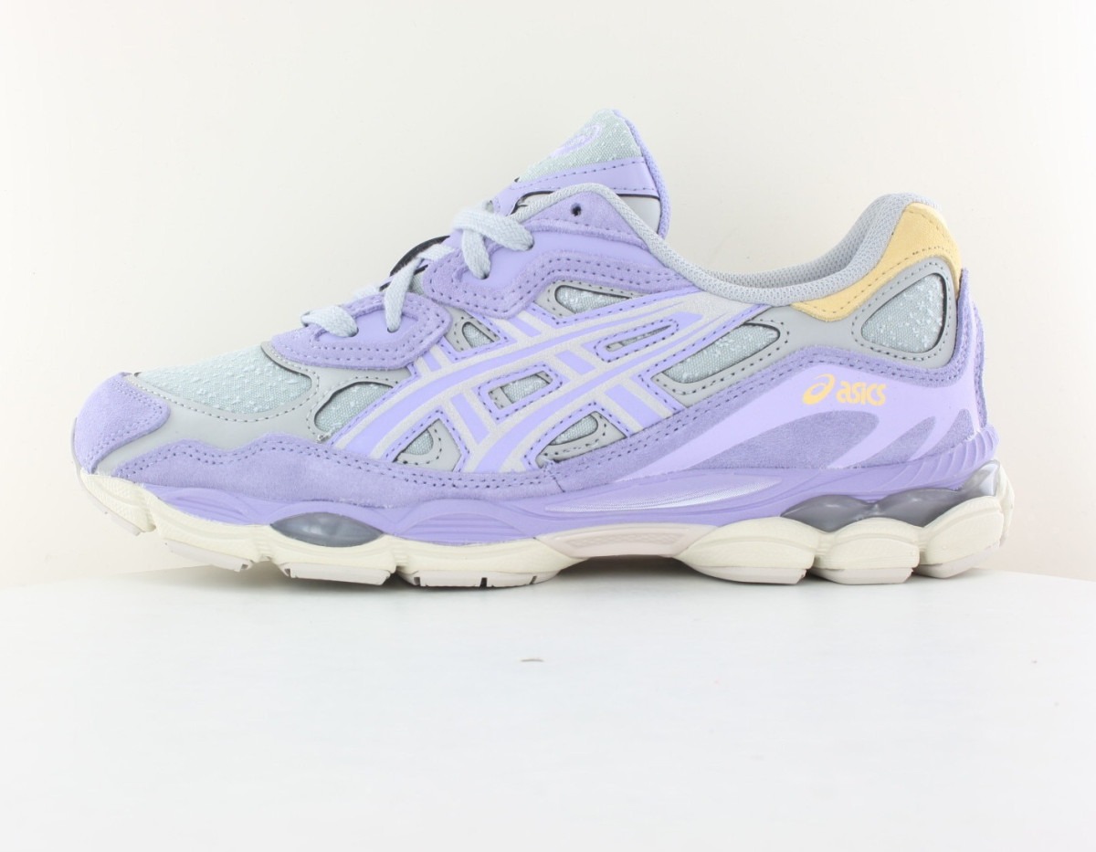 Asics Gel nyc gris violet orange jean