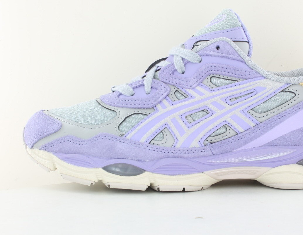 Asics Gel nyc gris violet orange jean