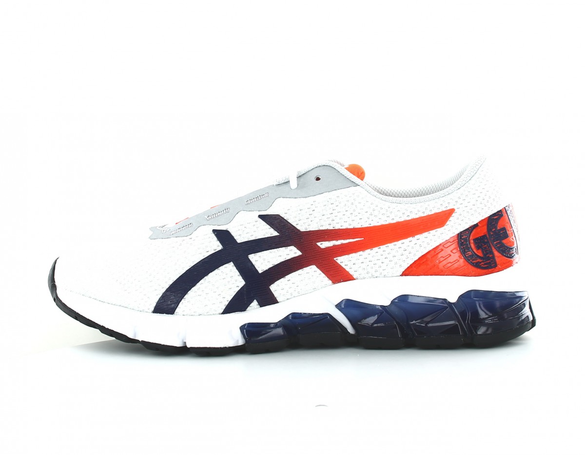 Asics Gel quantum 180 5 gs blanc bleu orange