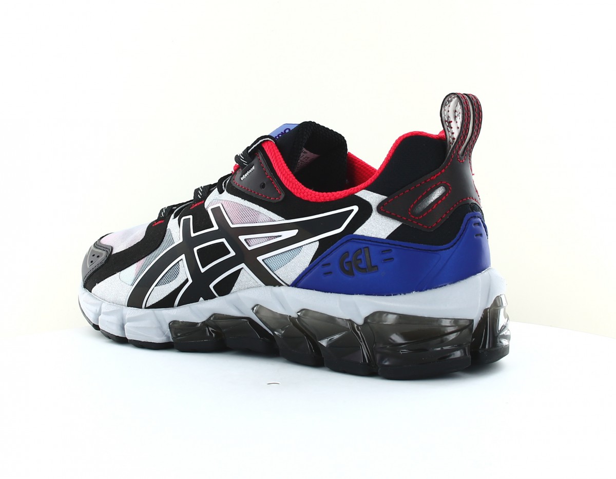 Asics Gel quantum 180 6 gris noir bleu monaco rouge