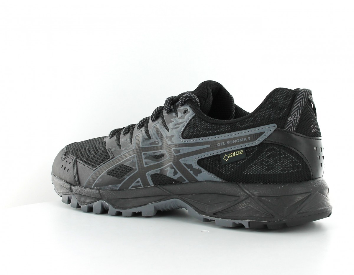 Asics Gel Sonoma 3 Gore Tex Noir Gris T727N.9099