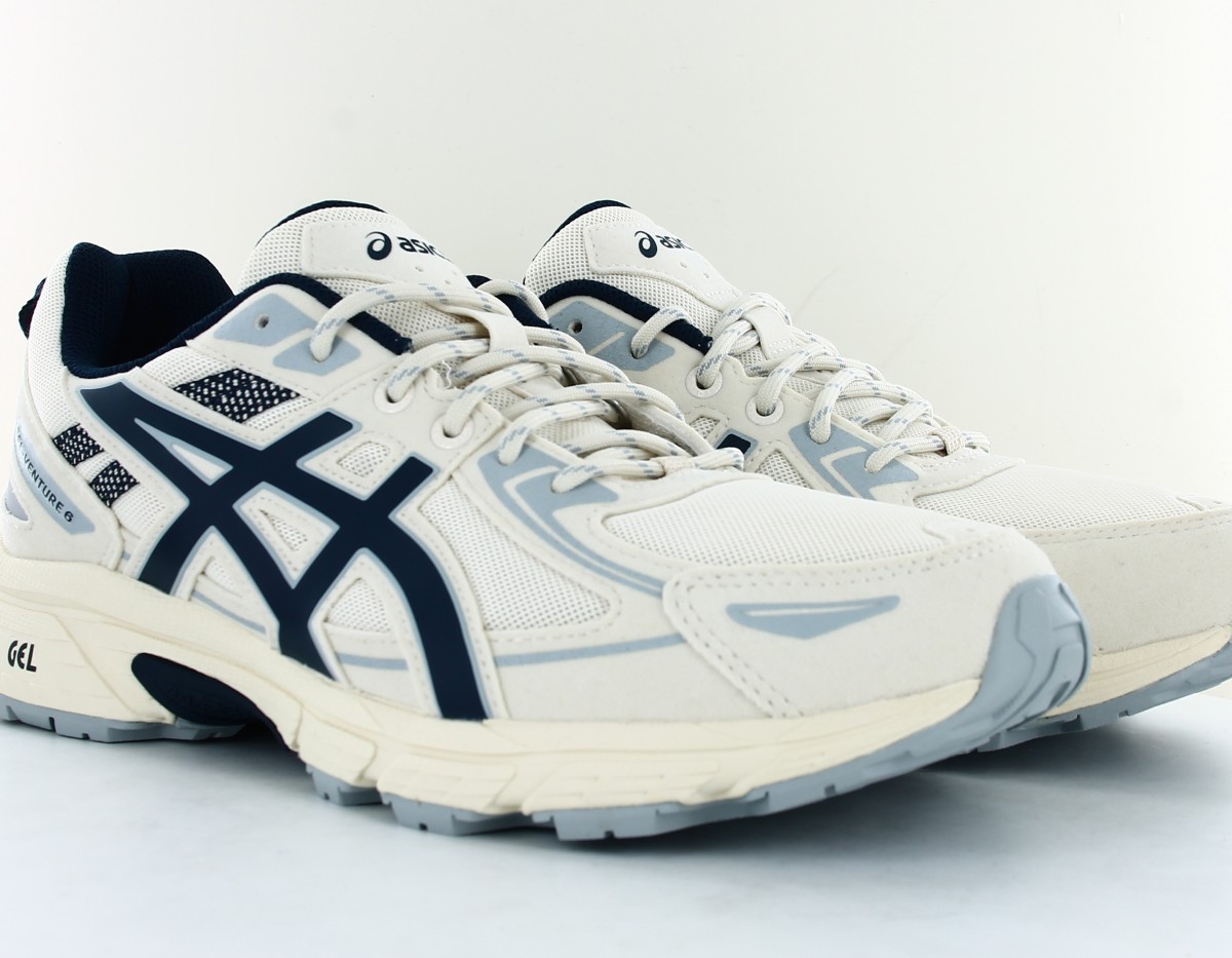 Asics Gel venture 6 premium beige creme bleu