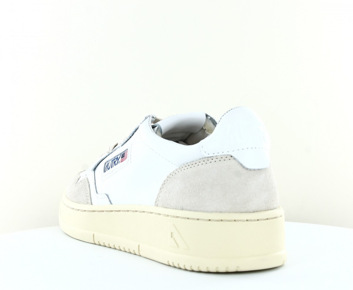 Autry Autry 01 suede blanc beige blanc