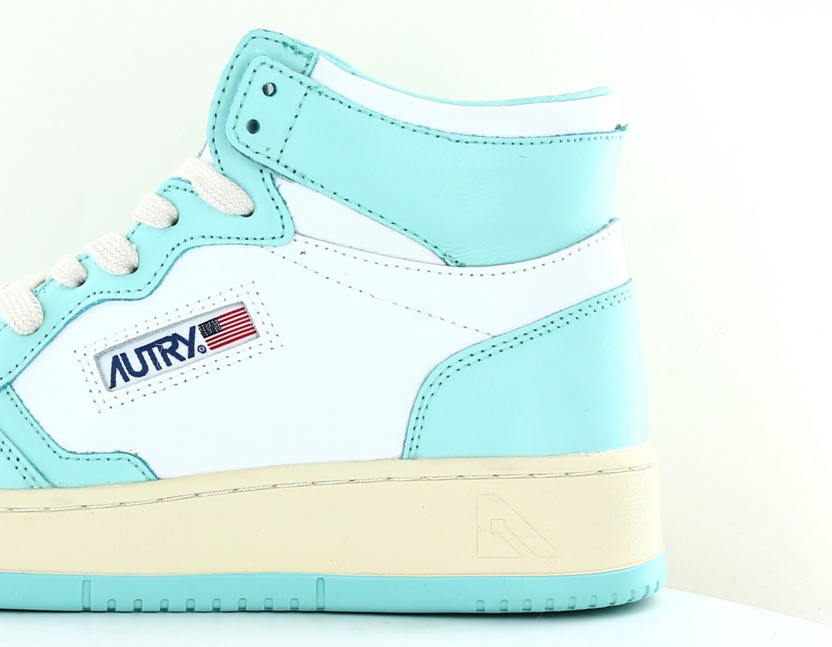 Autry Autry 01 bicolor high blanc bleu pastel