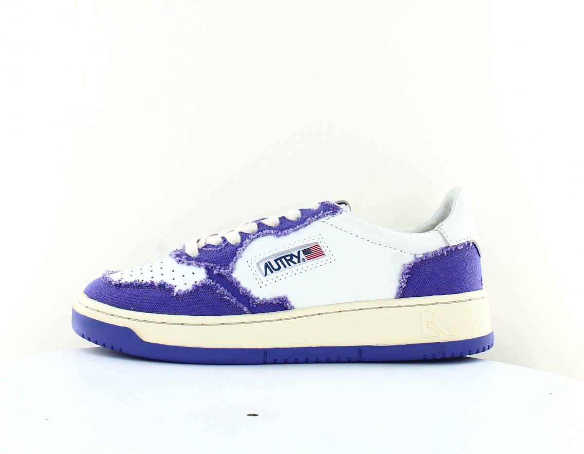 Autry Autry 01 canvas blanc violet