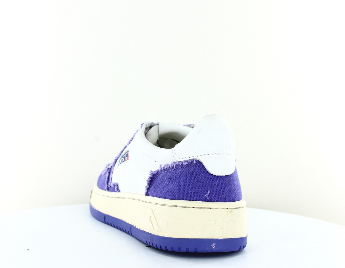 Autry Autry 01 canvas blanc violet