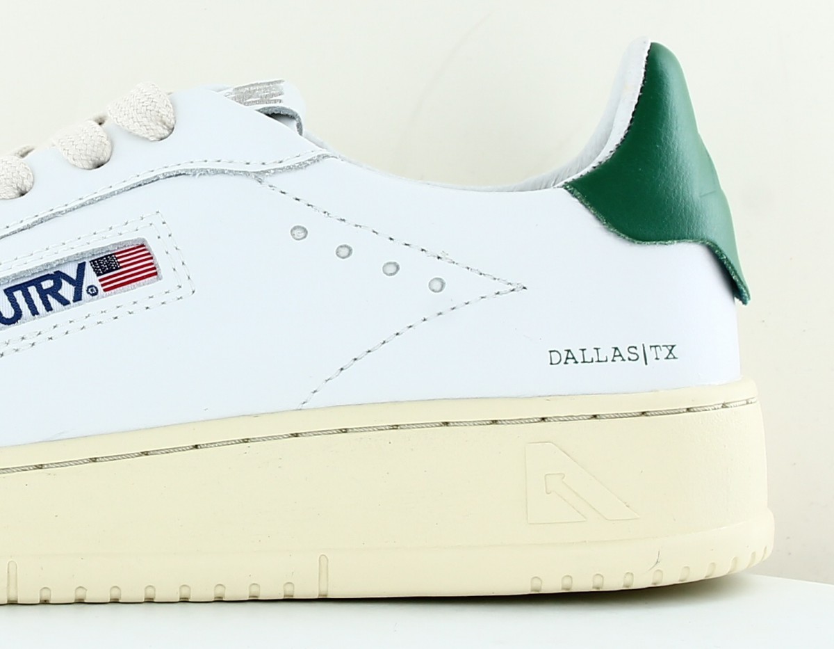 Autry Autry dallas cuir blanc beige vert