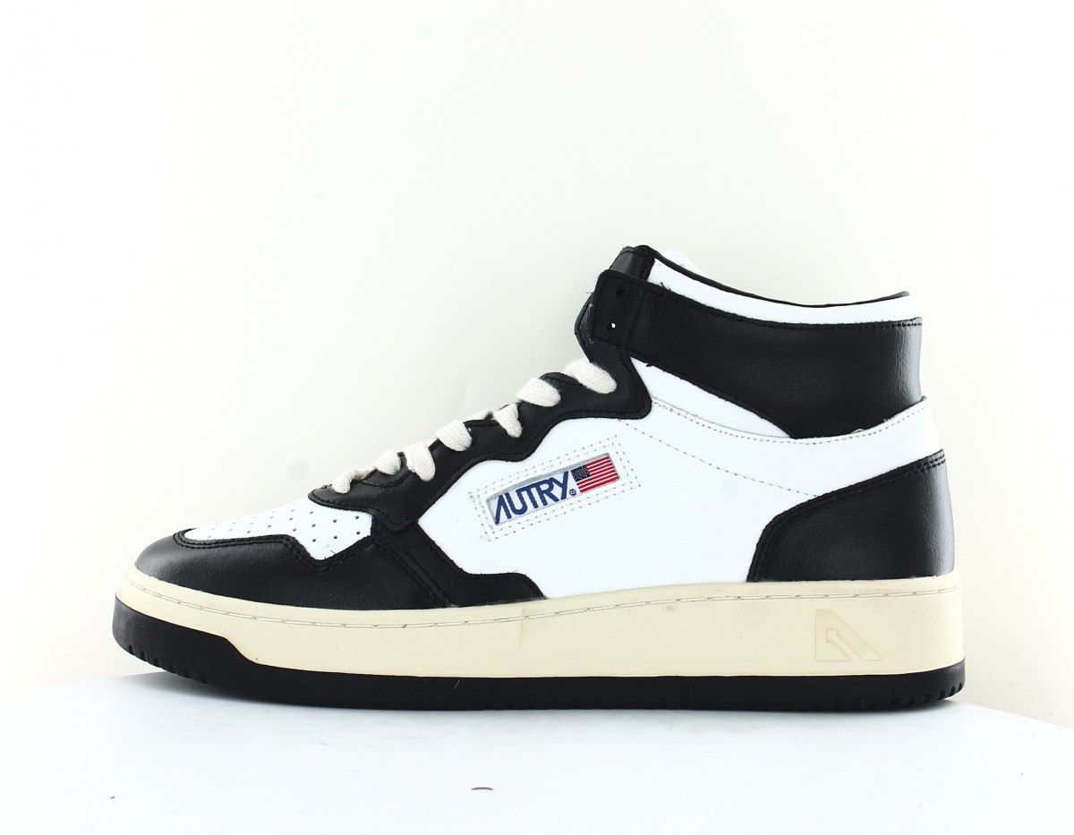 Autry Autry 01 bicolor high blanc noir