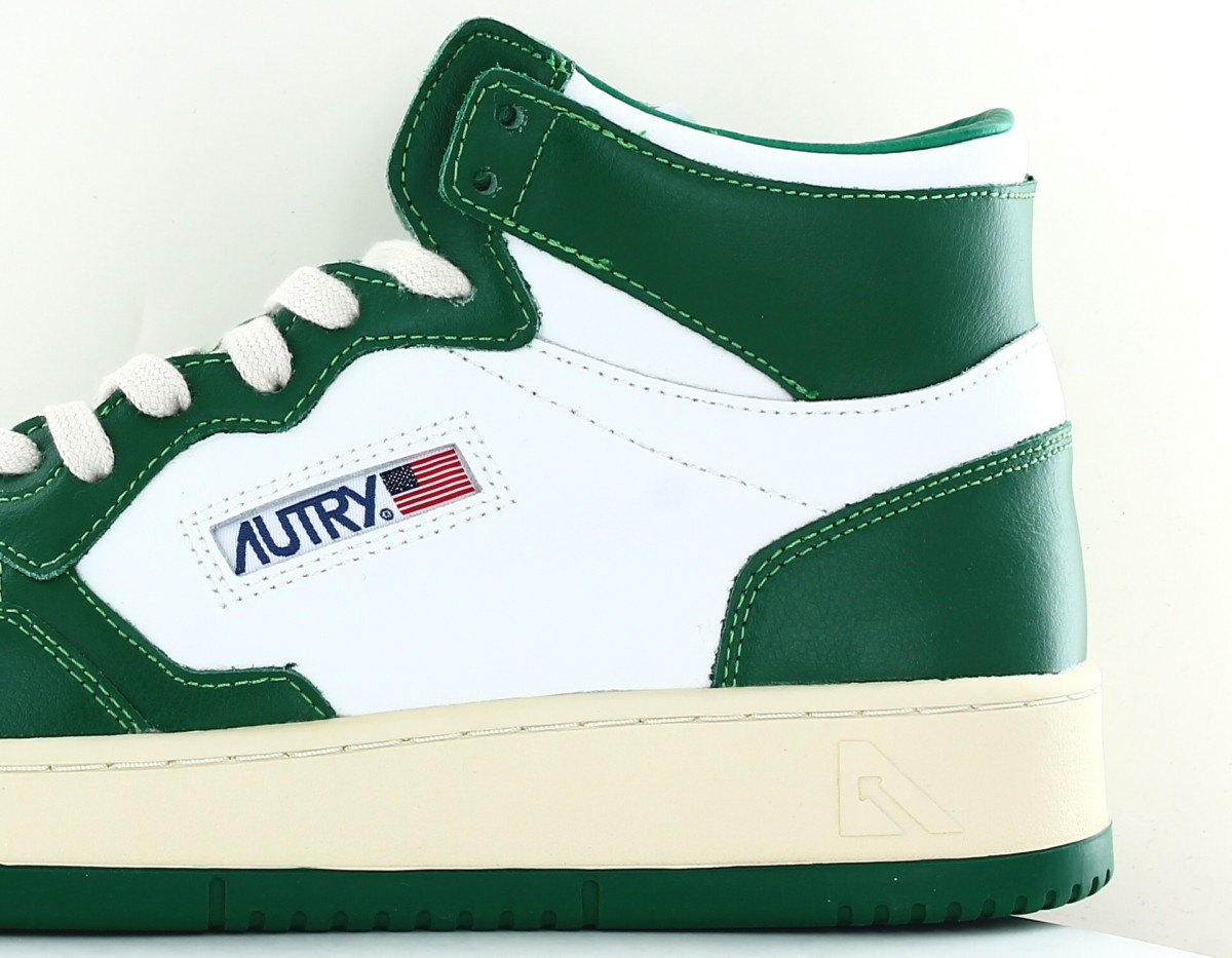 Autry Autry 01 bicolor high blanc vert