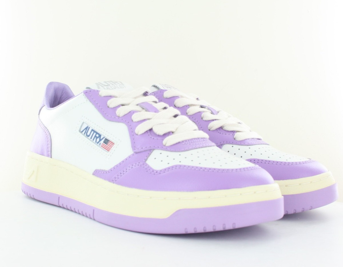 Autry Autry 01 bicolor blanc violet