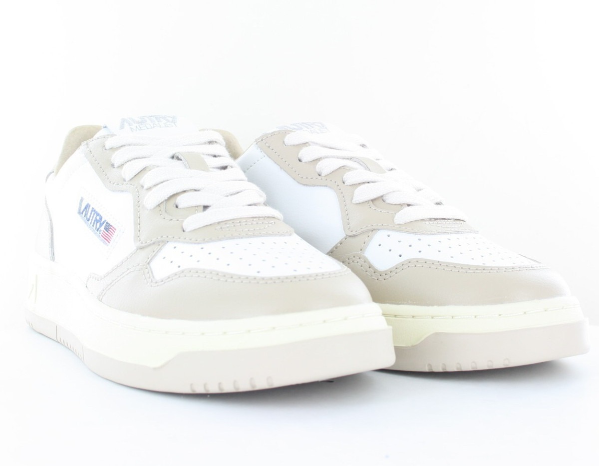 Autry Medalist bicolore beige blanc