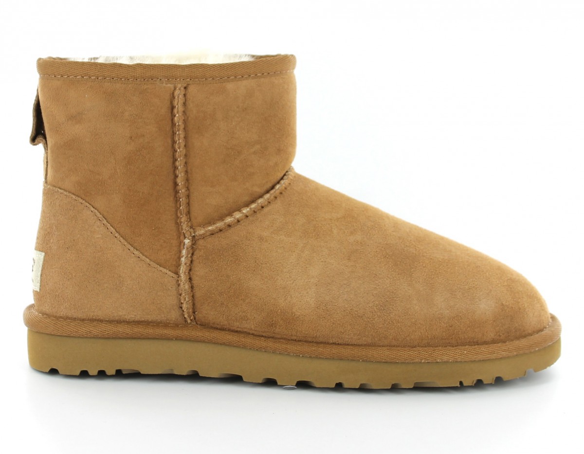 Ugg classic mini BEIGE/CHESTNUT