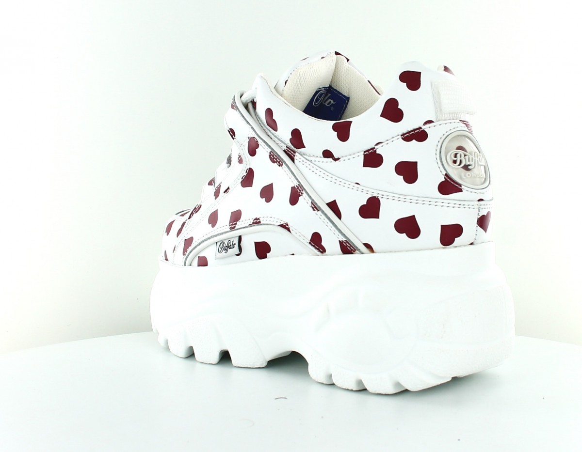 Buffalo Classic kicks nappa blanc coeur