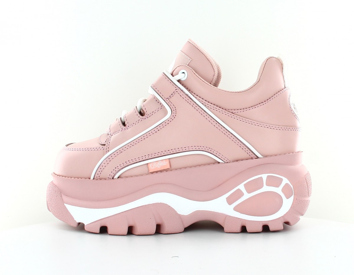 Buffalo Classic kicks nappa rose blanc