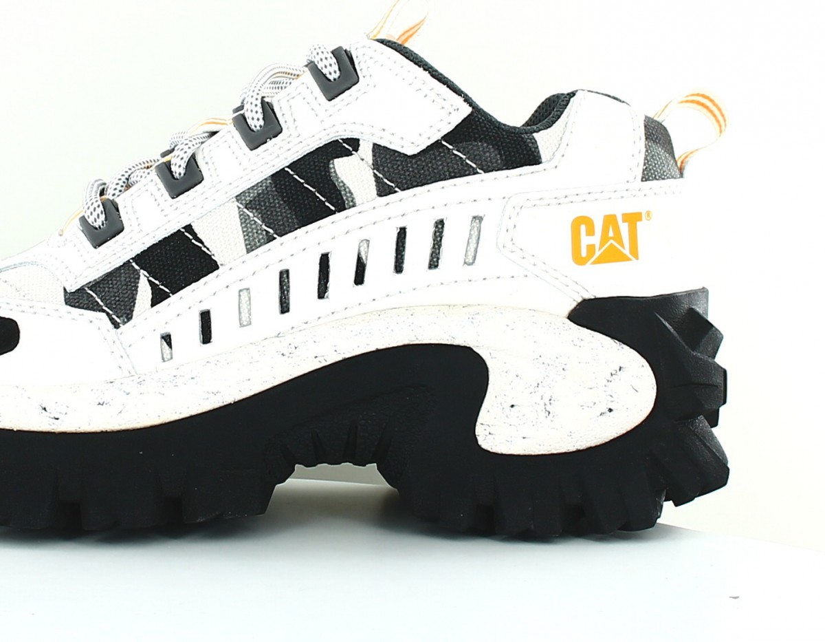 Caterpillar Intruder blanc jaune noir camo