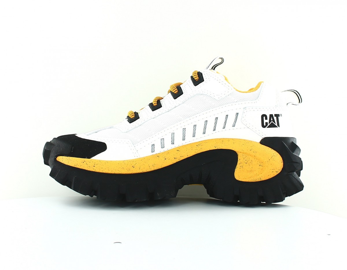 Caterpillar Intruder blanc noir jaune