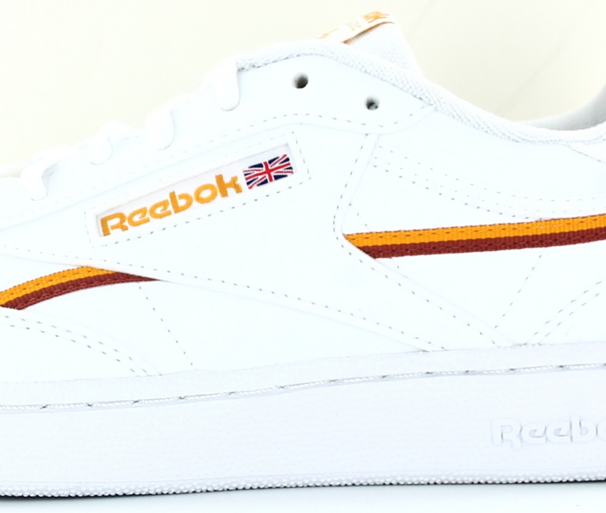 Reebok Club C 85 vegan blanc jaune ocre