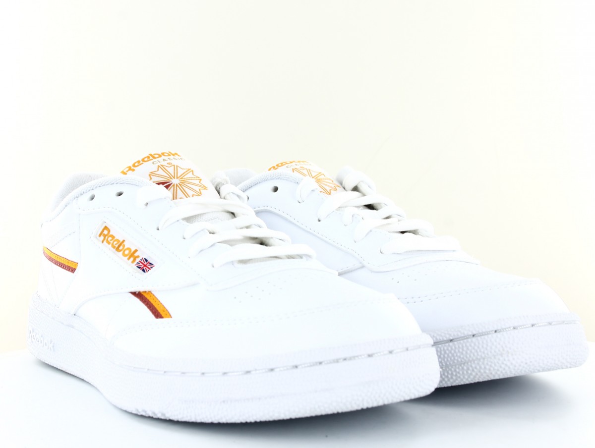 Reebok Club C 85 vegan blanc jaune ocre