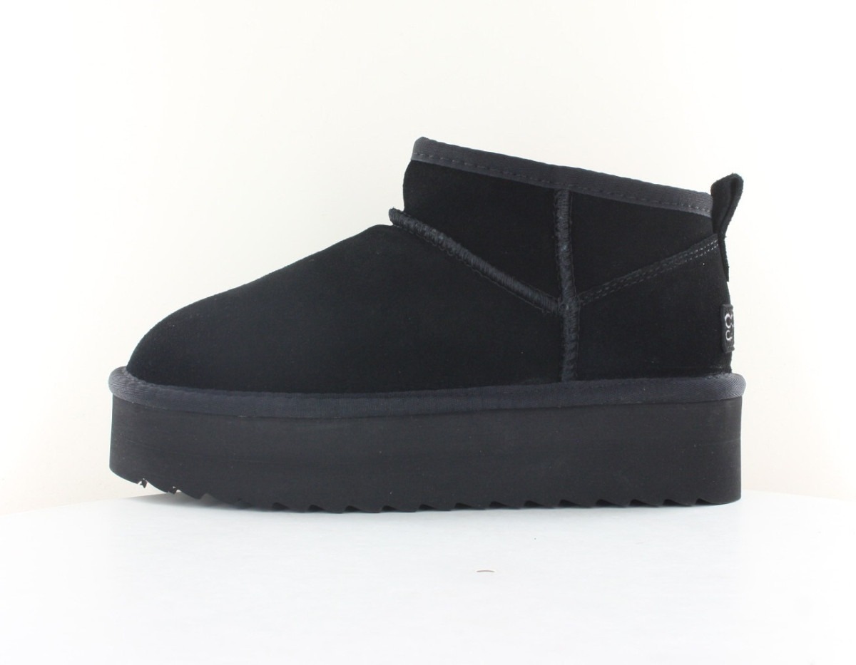 Color Of California Platform winter boot noir noir noir