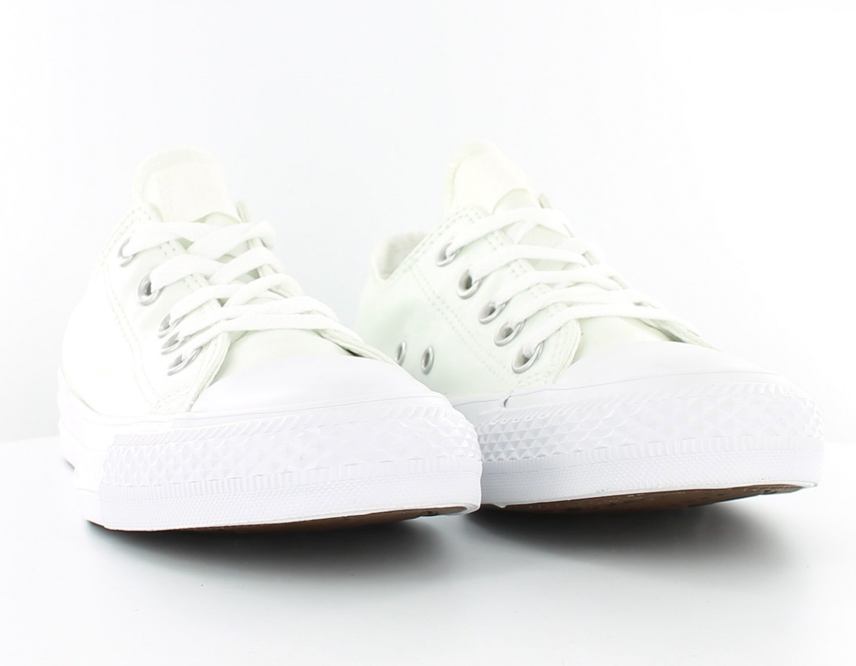 Converse Allstar Low Metallic blanc