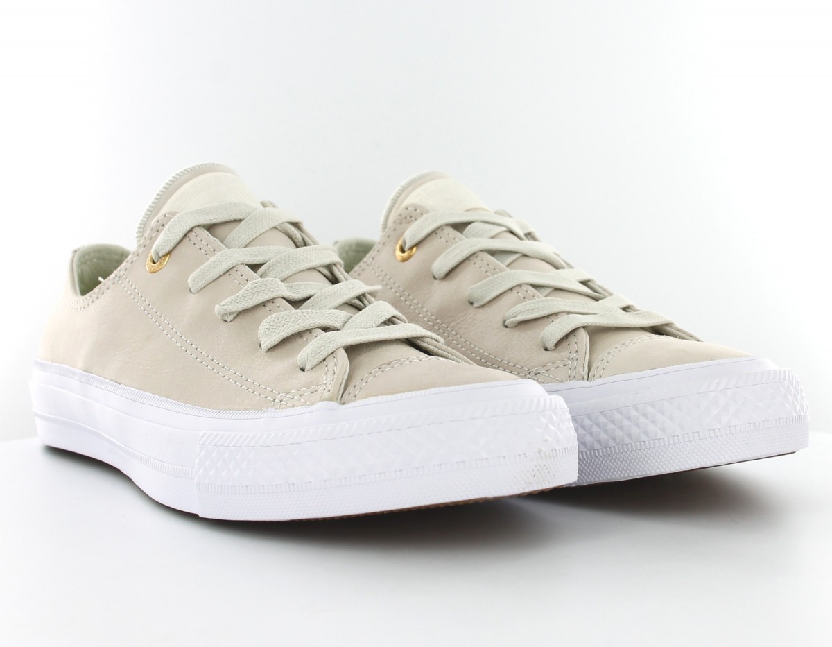 Converse Chuck Taylor low 2 Beige/Blanc