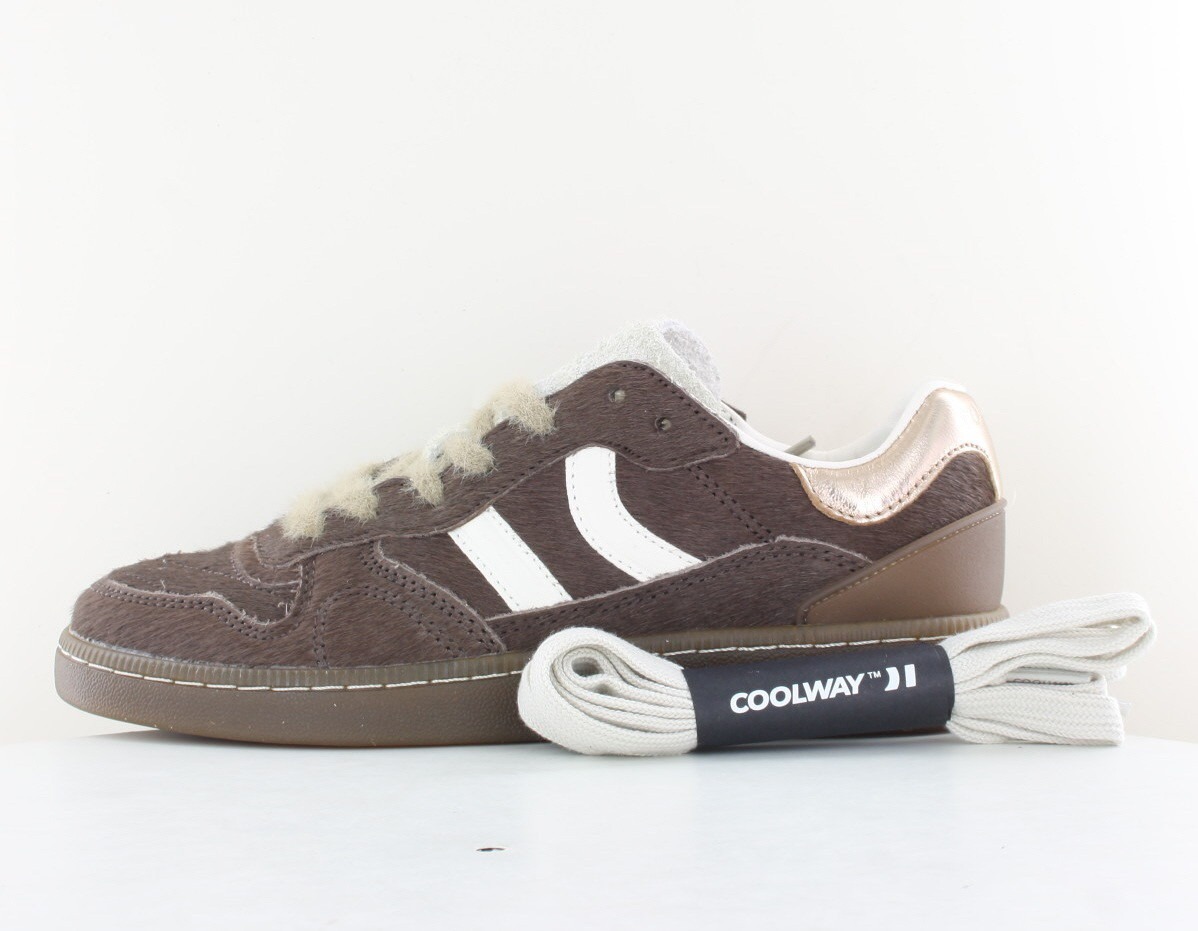Coolway Goal poil marron blanc or