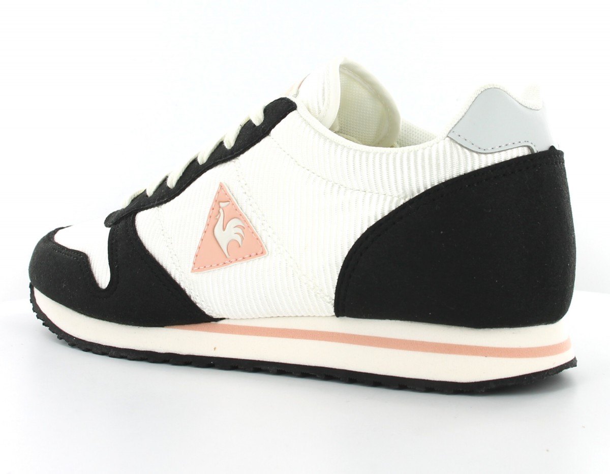 Lecoqsportif Alice S Suede Blanc/Noir/Rose