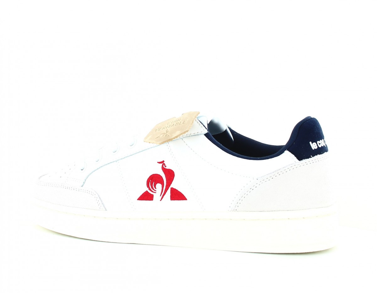 Lecoqsportif Court net blanc rouge bleu marine