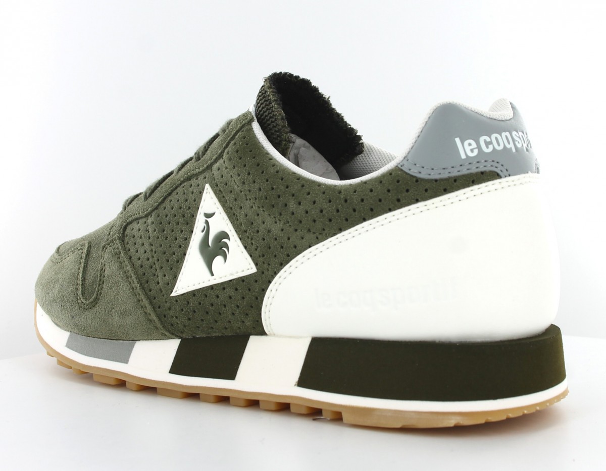 Lecoqsportif Omega Premium Kaki-Blanc