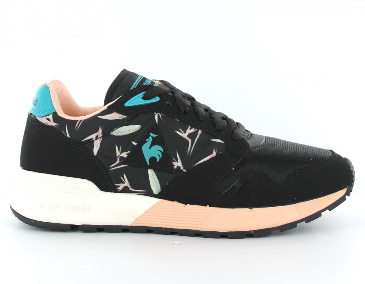 Lecoqsportif omega x bird of paradise NOIR/ROSE/BLEU